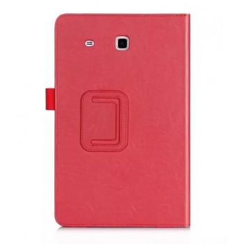 Чехол подставка с рамочной защитой и внутренними отсеками для Samsung Galaxy Tab E 9.6 Красный