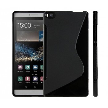 Силиконовый S чехол для Huawei P8 Max Черный