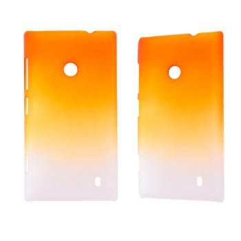 Градиентный пластиковый чехол для Nokia Lumia 520/525 Оранжевый