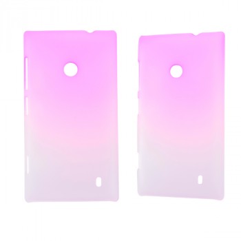Градиентный пластиковый чехол для Nokia Lumia 520/525 Розовый