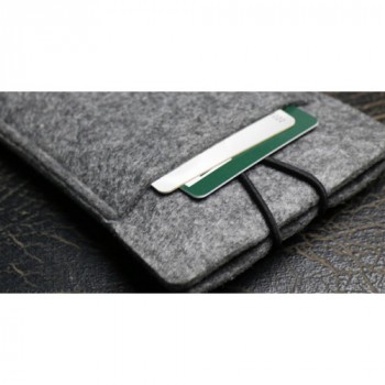 Универсальный дизайнерский чехол-мешок из войлока для Meizu MX5 Серый