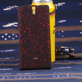 Пластиковый матовый непрозрачный чехол с голографическим принтом Звездная палитра для Sony Xperia C5 Ultra Красный