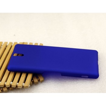 Пластиковый матовый грязестойкий чехол для Sony Xperia C5 Ultra Dual Синий