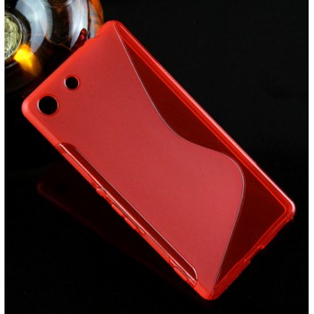 Силиконовый S чехол для Sony Xperia M5 Красный