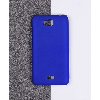 Пластиковый матовый непрозрачный чехол для Huawei Y5c Синий