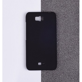 Пластиковый матовый непрозрачный чехол для Huawei Y5c Черный