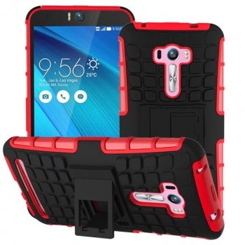 Силиконовый чехол экстрим защита для ASUS Zenfone Selfie Красный