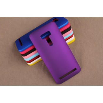 Пластиковый матовый непрозрачный чехол для ASUS Zenfone Selfie Фиолетовый