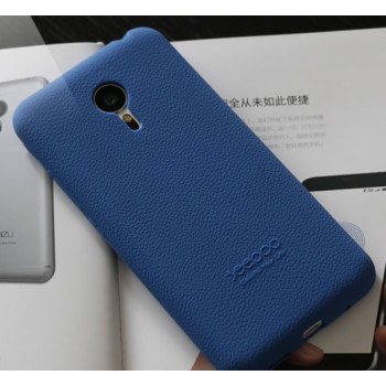 Силиконовый софт-тач премиум чехол для Meizu MX5 Синий