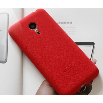 Силиконовый софт-тач премиум чехол для Meizu MX5 Красный