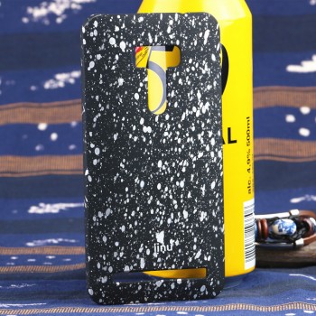 Пластиковый матовый дизайнерский чехол с голографическим принтом Звезды для ASUS Zenfone Selfie Белый