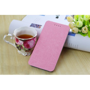 Текстурный чехол флип подставка на присоске для ASUS Zenfone Selfie Розовый