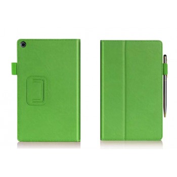 Чехол подставка с внутренними отсеками серия Full Cover для ASUS ZenPad 8 Зеленый