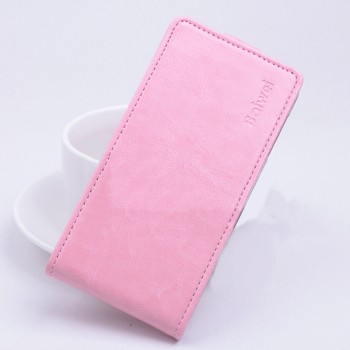 Чехол вертикальная книжка на силиконовой основе с магнитной застежкой для ASUS Zenfone Selfie Розовый