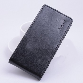 Чехол вертикальная книжка на силиконовой основе с магнитной застежкой для ASUS Zenfone Selfie Черный