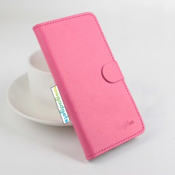 Чехол портмоне подставка на силиконовой основе с крепежной застежкой для ASUS Zenfone Selfie Пурпурный