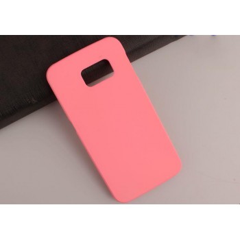 Пластиковый матовый непрозрачный чехол для Samsung Galaxy Note 5 Розовый