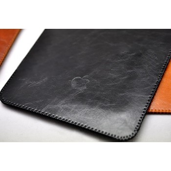 Кожаный вощеный мешок для Ipad Mini 4 Черный
