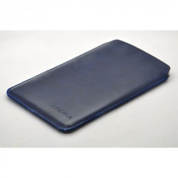 Кожаный мешок для Sony Xperia Z4 Tablet Синий