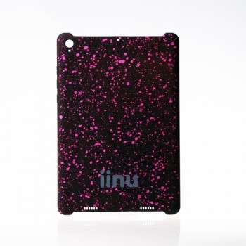 Пластиковый матовый дизайнерский чехол с голографическим принтом Звезды для Xiaomi MiPad Розовый
