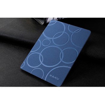 Чехол подставка на поликарбонатной основе текстура Круги для Xiaomi MiPad Синий