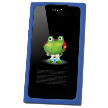 Премиум софт-тач чехол для LG Prada 3.0 Синий