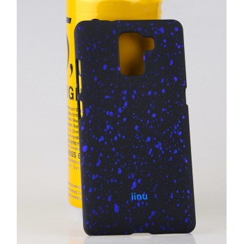 Пластиковый матовый непрозрачный чехол для Huawei Honor 7 Синий