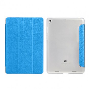 Чехол флип подставка сегментарный серия Glossy Shield для Xiaomi MiPad Голубой