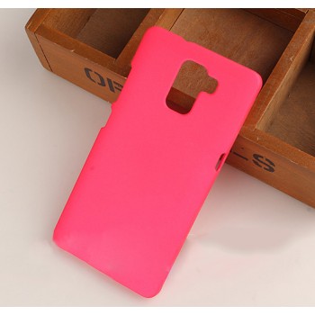 Пластиковый матовый непрозрачный чехол для Huawei Honor 7 Пурпурный