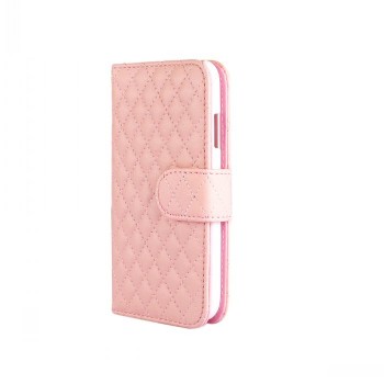 Чехол портмоне подставка с защелкой для Samsung Galaxy Note 4 Розовый