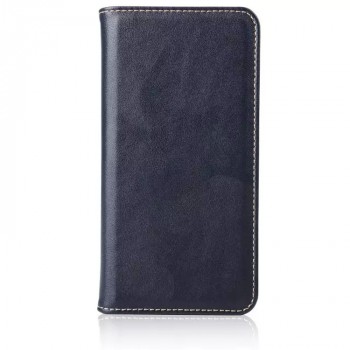 Кожаный чехол горизонтальная книжка подставка с отделением для карт для Samsung Galaxy A8 Синий