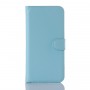 Чехол портмоне подставка для Samsung Galaxy A8 с магнитной защелкой и отделениями для карт, цвет Коричневый