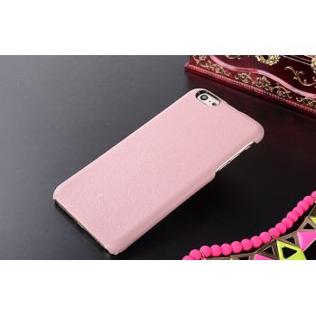 Кожаный чехол накладка Back Cover для Iphone 6 Plus/6s Plus Розовый