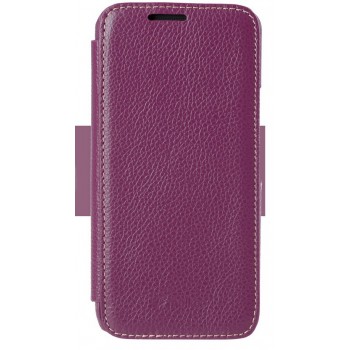 Кожаный чехол горизонтальная книжка с отделением для карт для HTC One M9 Фиолетовый