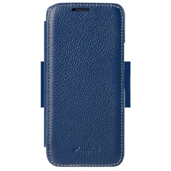 Кожаный чехол горизонтальная книжка с отделением для карт для HTC One M9 Синий