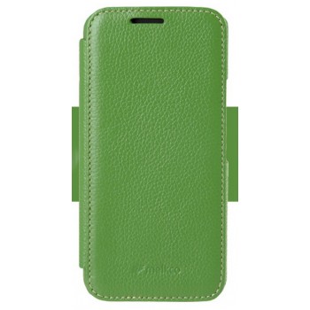 Кожаный чехол горизонтальная книжка с отделением для карт для HTC One M9 Зеленый