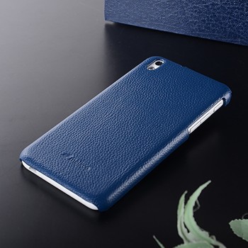 Кожаный чехол накладка Back Cover для HTC Desire 816 Синий