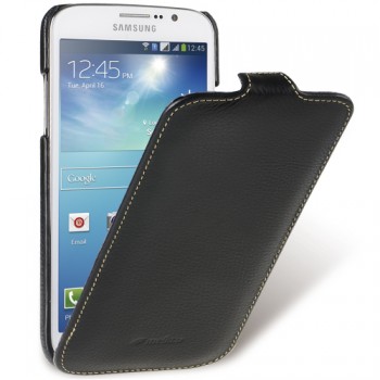 Кожаный чехол вертикальная книжка с защёлкой для Samsung Galaxy Mega 5.8