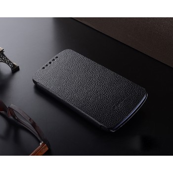 Кожаный чехол горизонтальная книжка для Lenovo S920 Черный