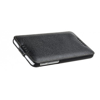 Кожаный чехол вертикальная книжка с защёлкой для HTC Desire 816 Черный
