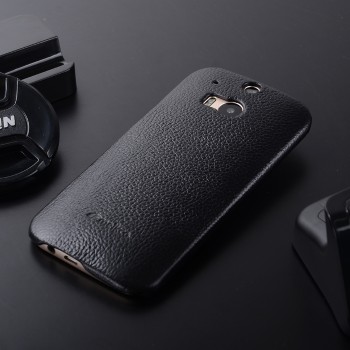 Кожаный чехол накладка Back Cover для HTC One (M8)