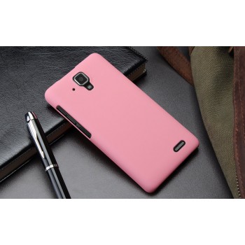 Пластиковый матовый непрозрачный чехол для Lenovo A536 Ideaphone Розовый