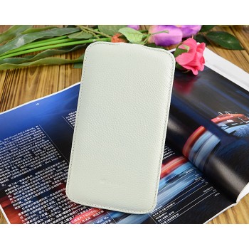 Кожаный чехол книжка для Samsung Galaxy Mega 6.3 GT-I9200 Белый