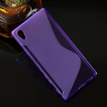 Силиконовый S чехол для Sony Xperia Z5 Фиолетовый