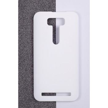 Пластиковый матовый непрозрачный чехол для ASUS Zenfone 2 Laser 5 ZE500KL Белый
