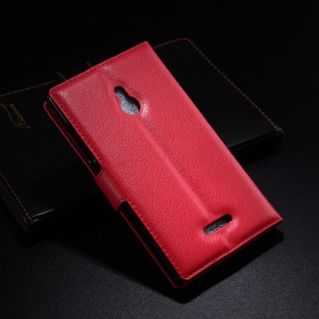Чехол портмоне подставка с защелкой для Nokia XL Красный