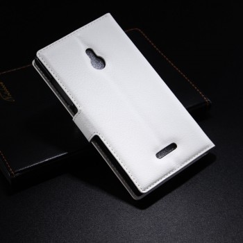 Чехол портмоне подставка с защелкой для Nokia XL Белый