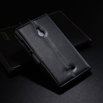 Чехол портмоне подставка с защелкой для Nokia XL Черный