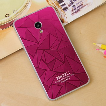 Дизайнерский узорный чехол для Meizu MX3 Пурпурный