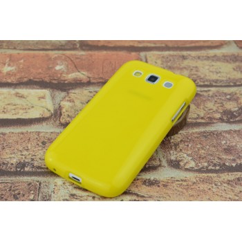 Силиконовый матовый непрозрачный чехол для Samsung Galaxy Win Желтый